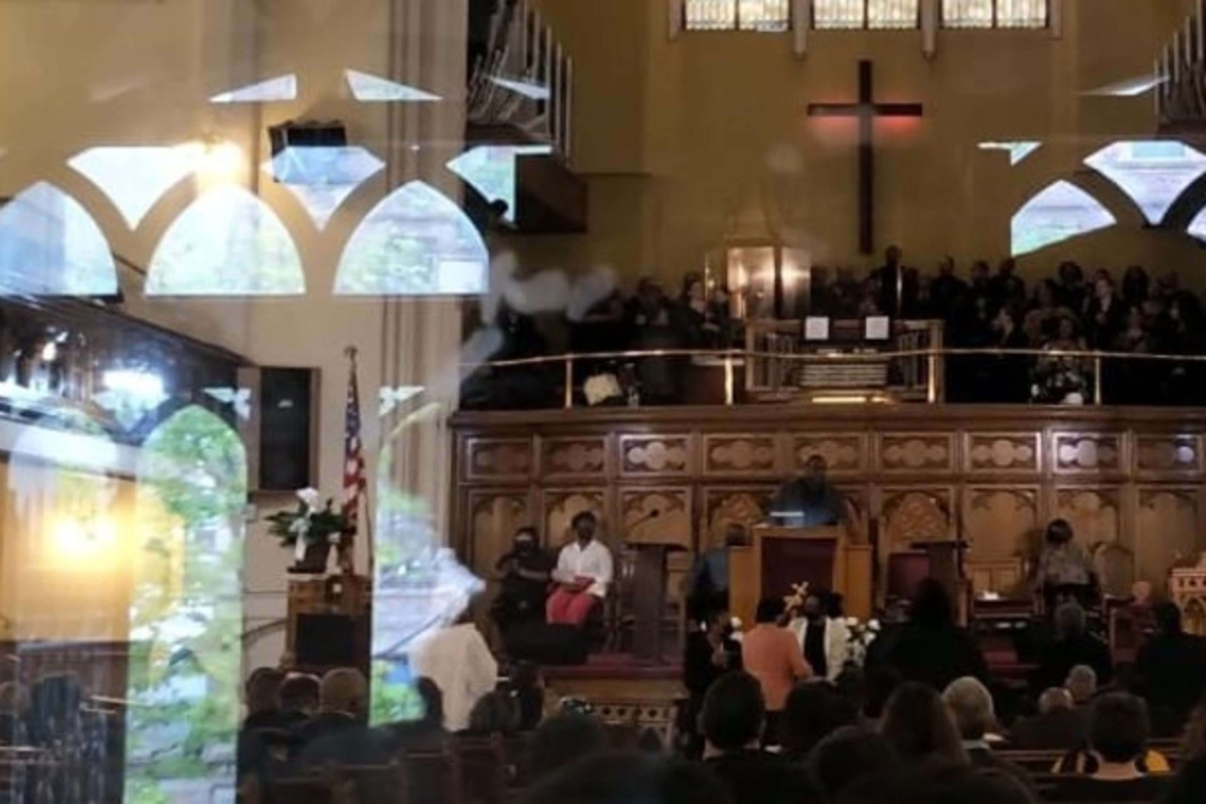 inside of a church
