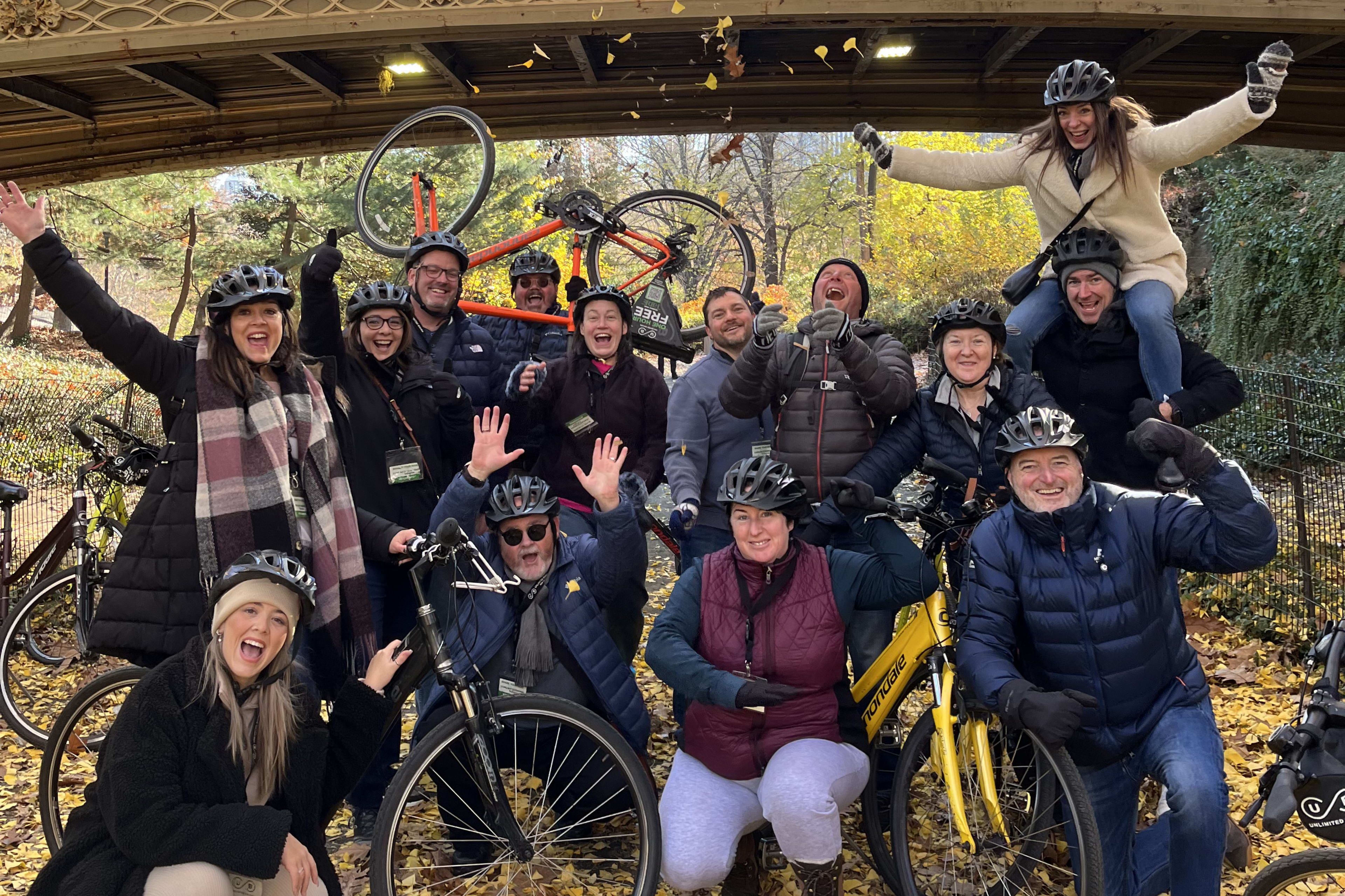 Central park cycling