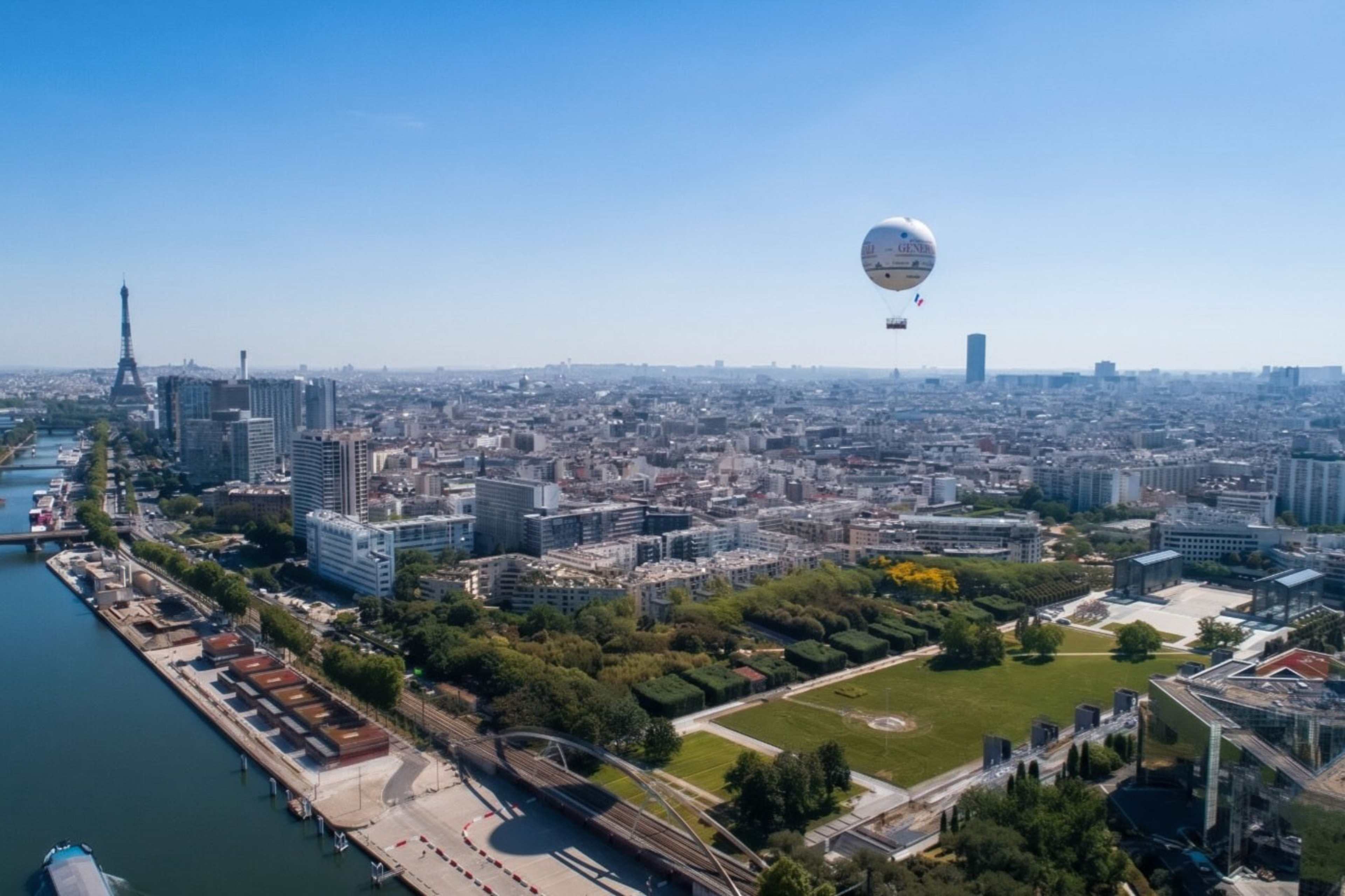 Ballon de Paris Generali balloon views over Paris