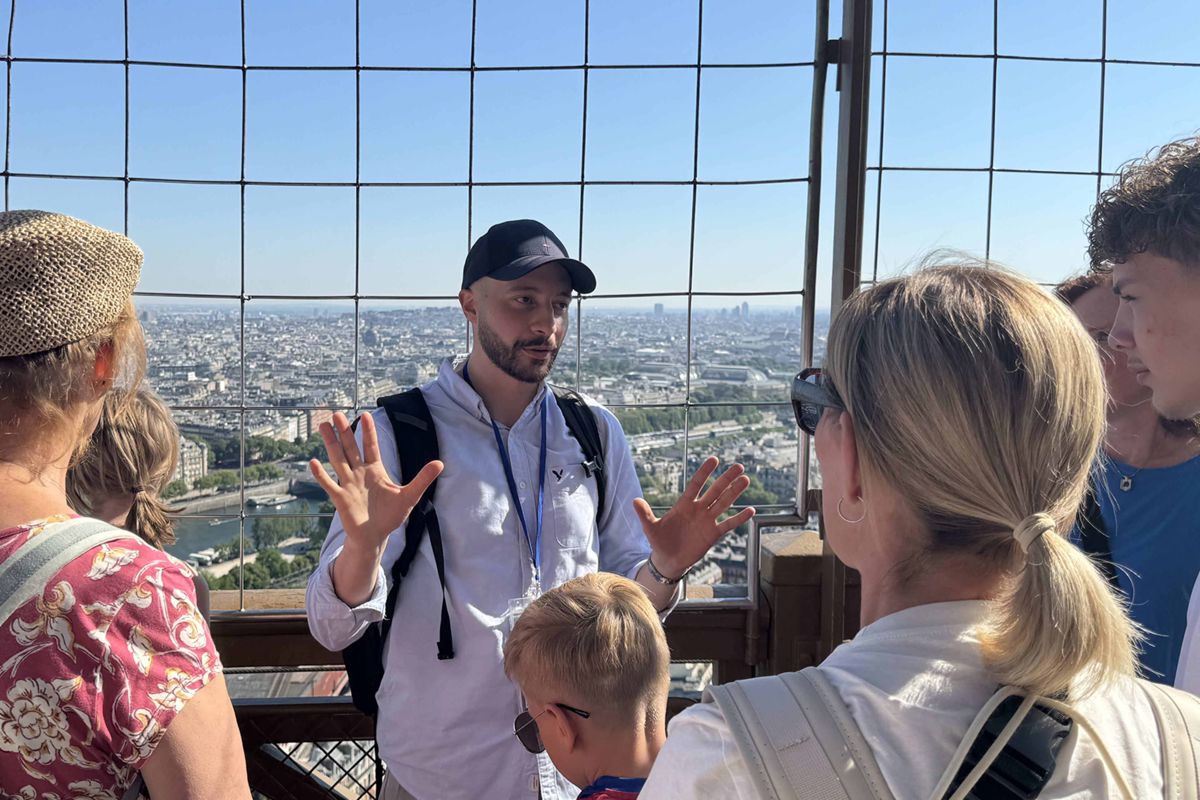 Acceso reservado a la Torre Eiffel París