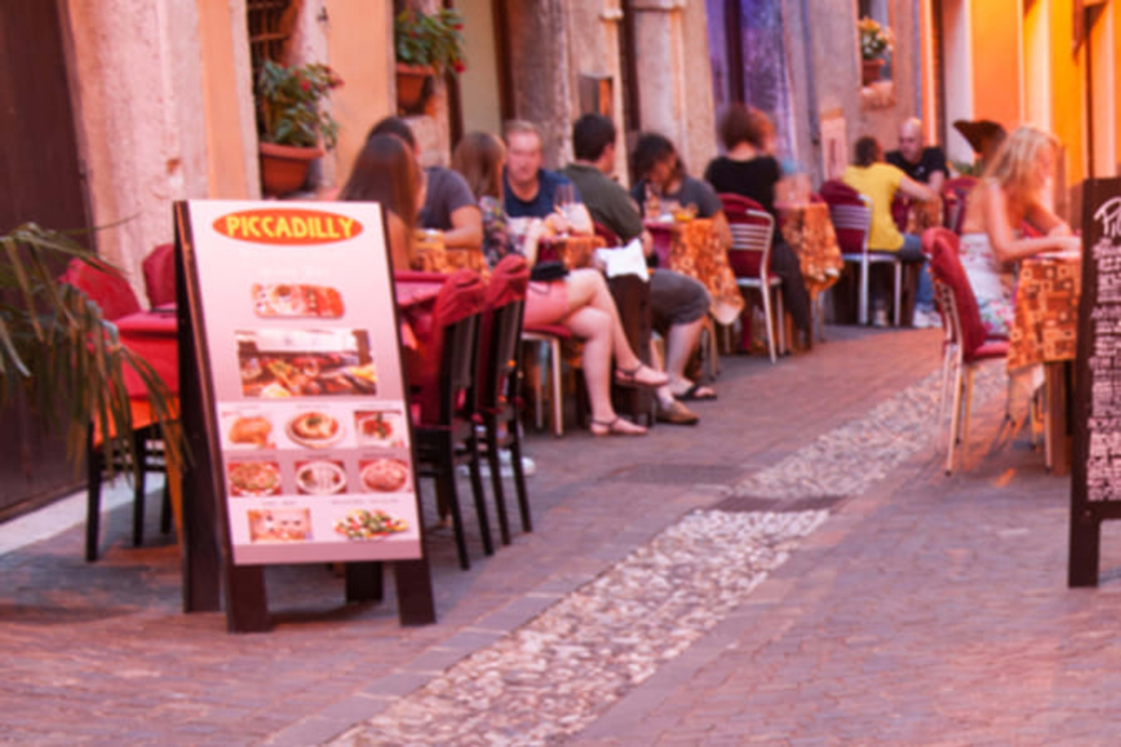 A street in Rome.