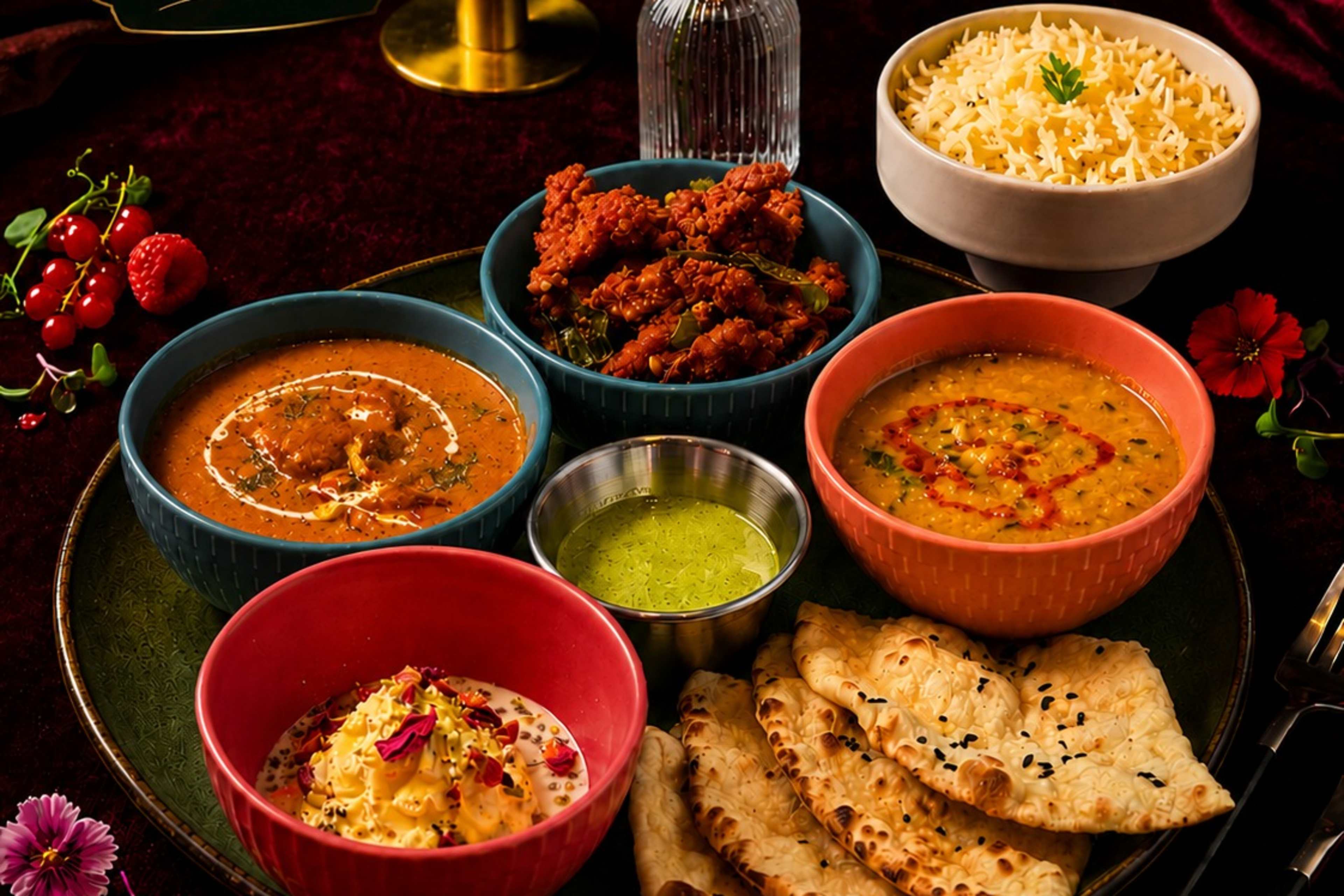 Indian Celebrity Chef Royal Thali Feast (5 courses) at 27 West