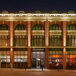 Zampas restaurant entrance at the Hard Rock Hotel Dublin.