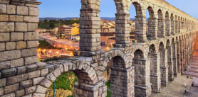 The Aqueduct of Segovia.