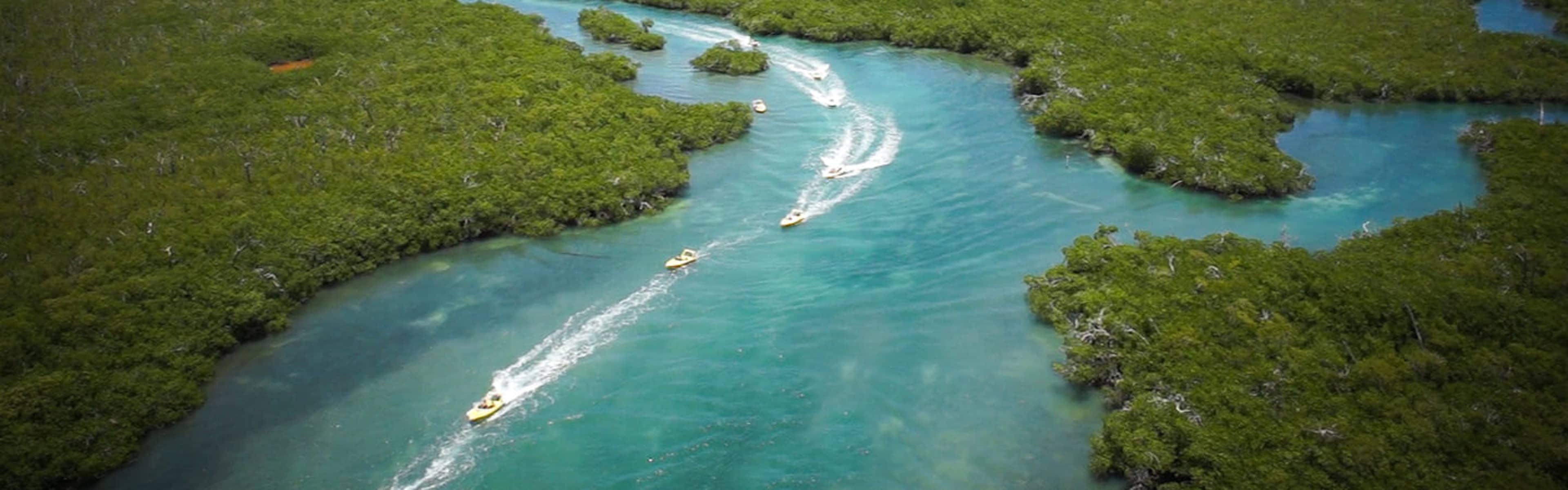 Jungle Tour Speedboat plus Aquabounce Adventure