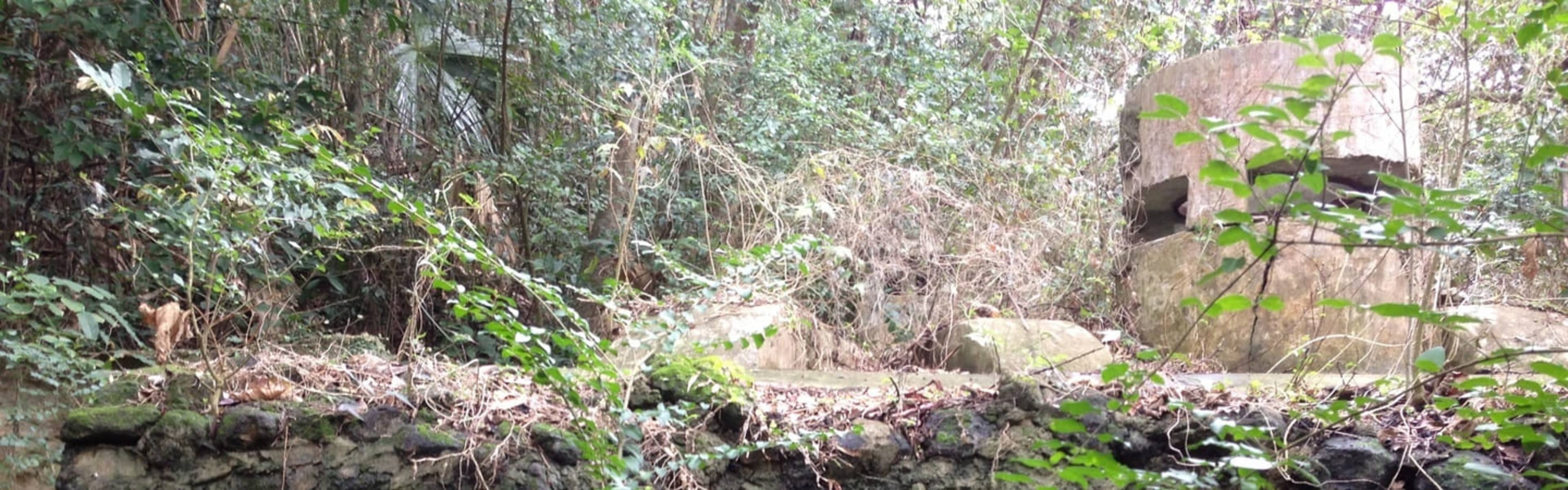 A World War 2 pillbox in Hong Kong.