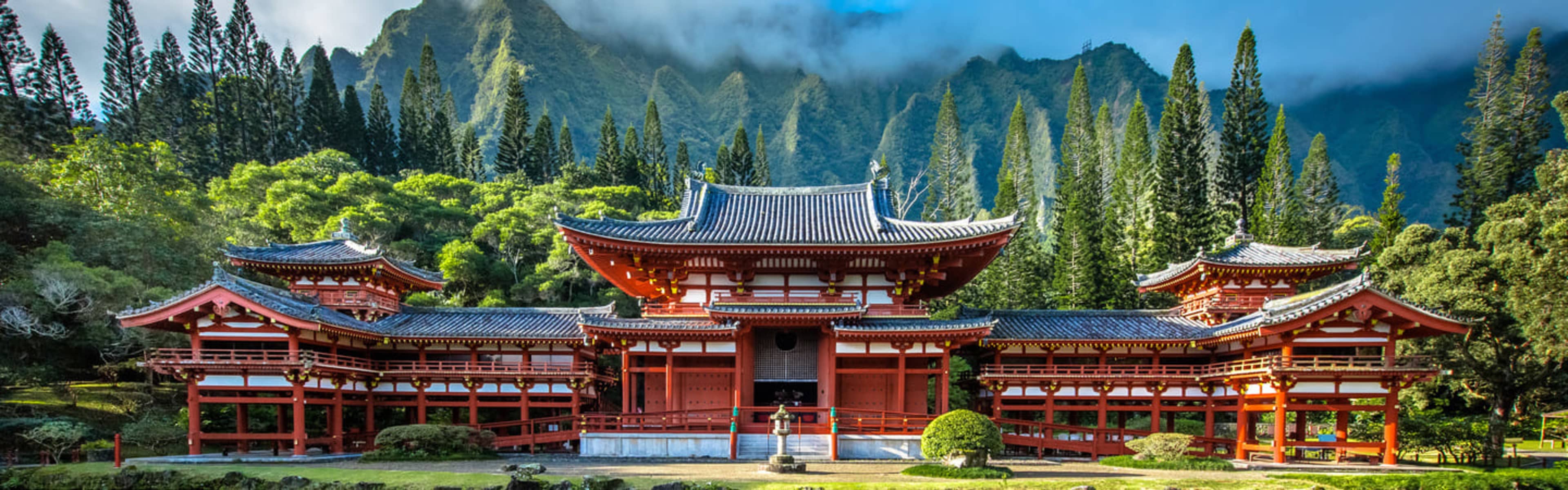 Byodo-In Temple in Hawaii.