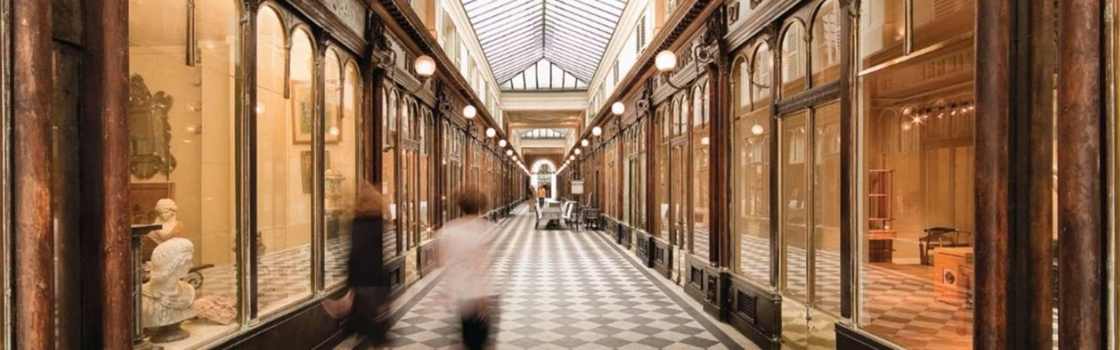 The Passage du Jouffroy in Paris.