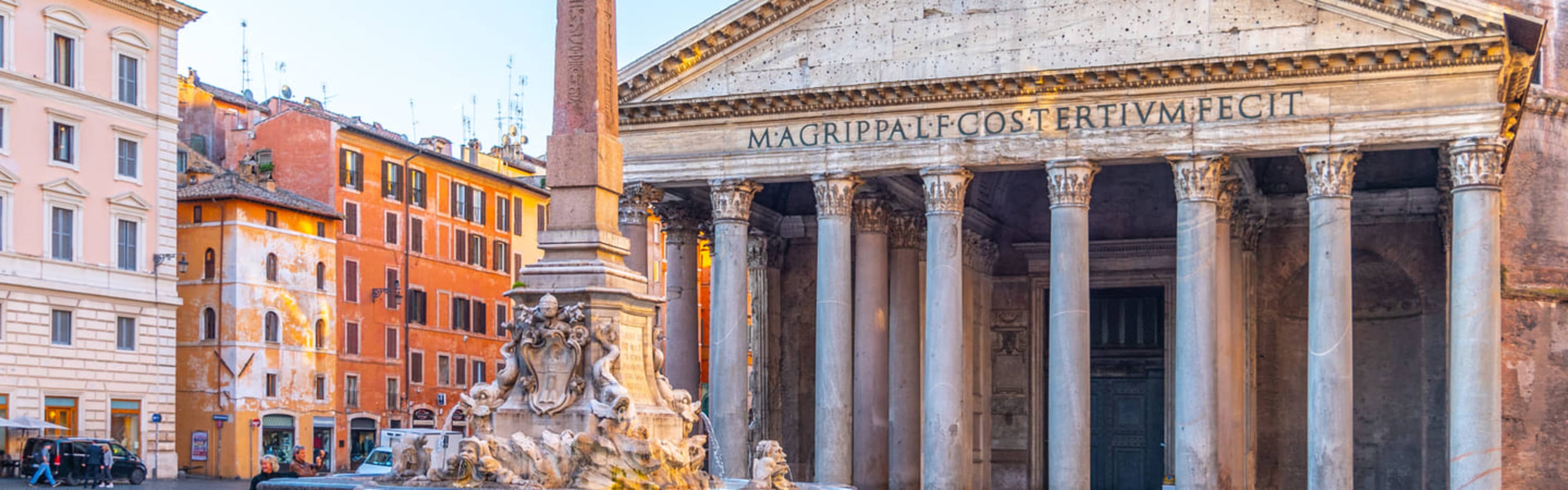 The Murder by the Pantheon, Rome.