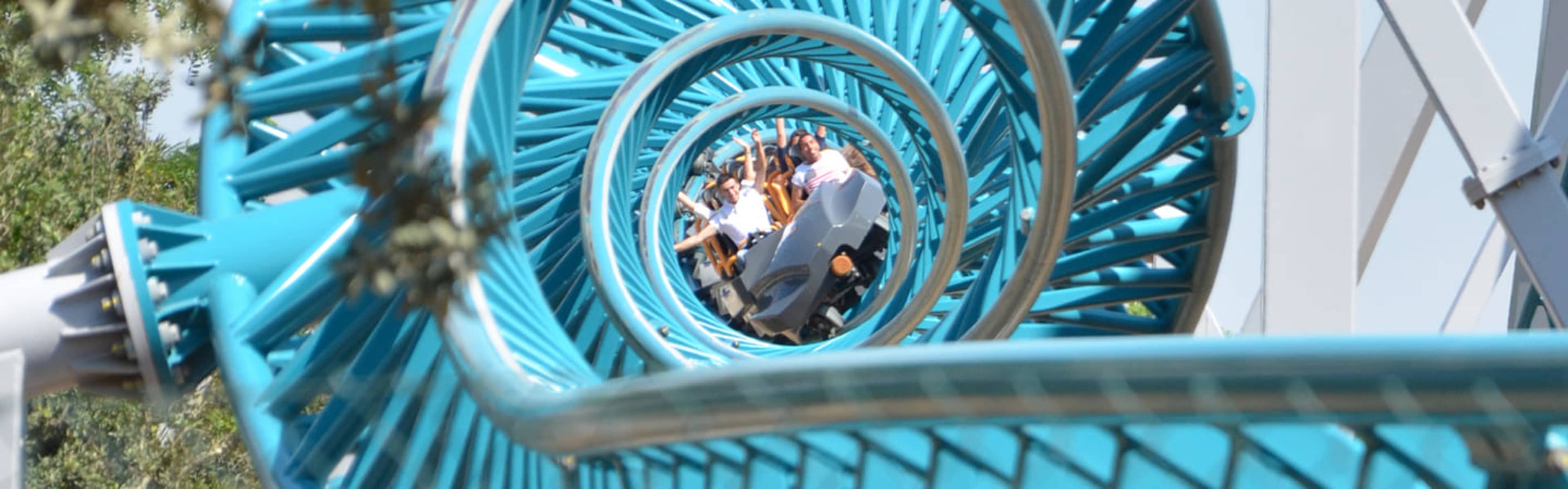 Altair rollercoaster ride at Cinecittà World in Rome.