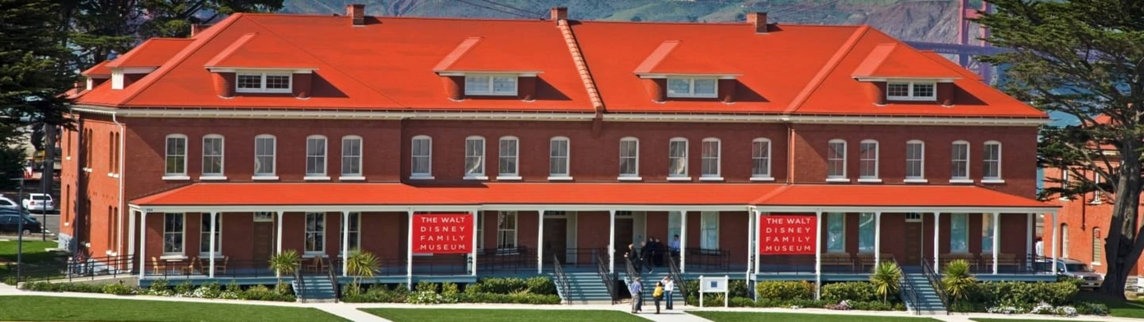 the exterior of the Walt Disney museum