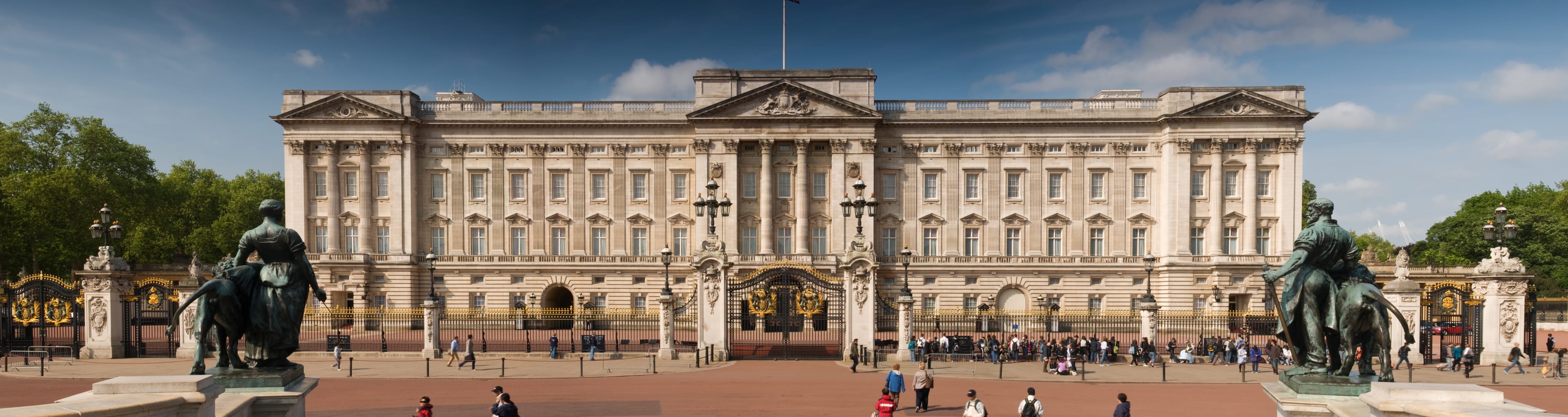 Buckingham Palace, London on sunny morning