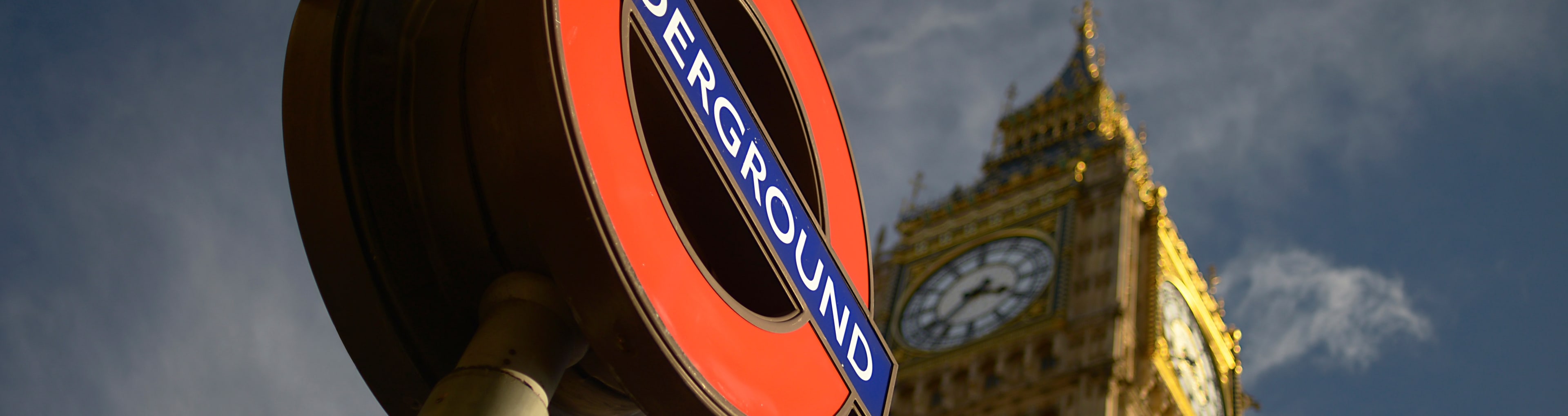 Tube roundel and Big Ben