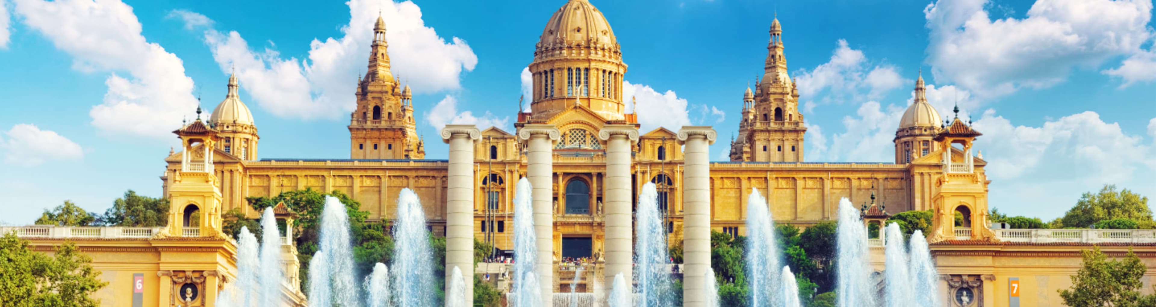 The Palau Nacional viewed from the Magic Fountain