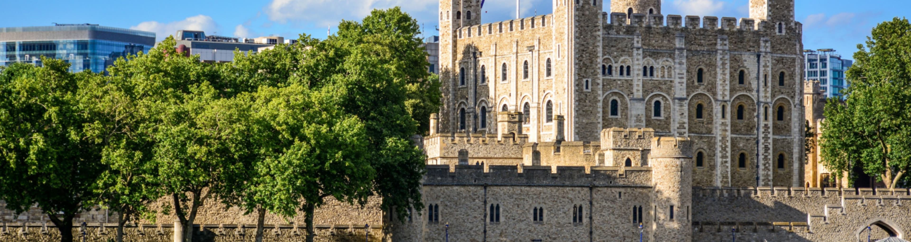 View of the Tower of London from across the Thames