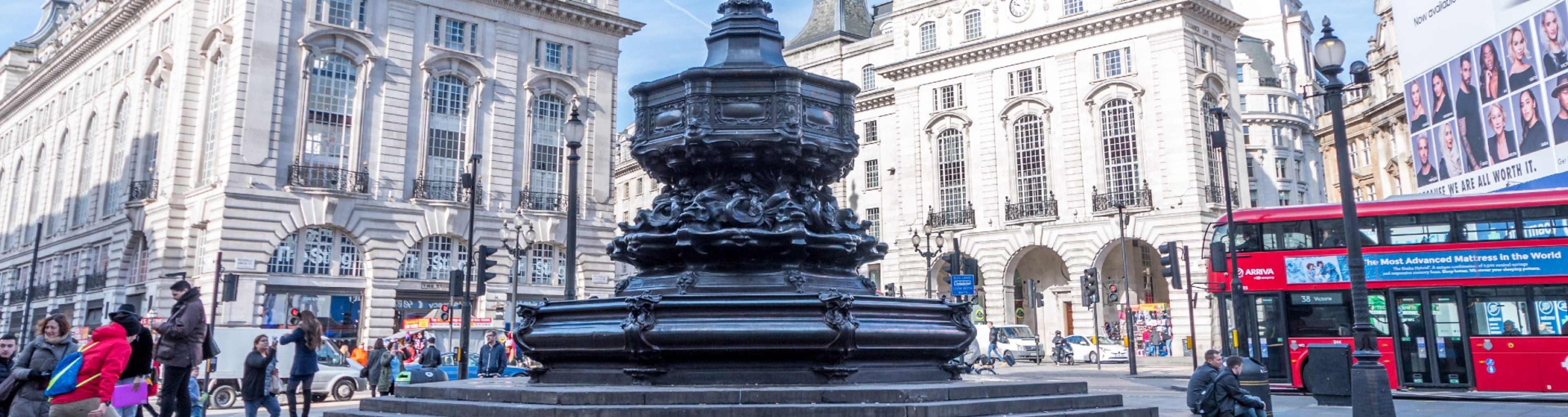 Visit the statue of Eros in London in February