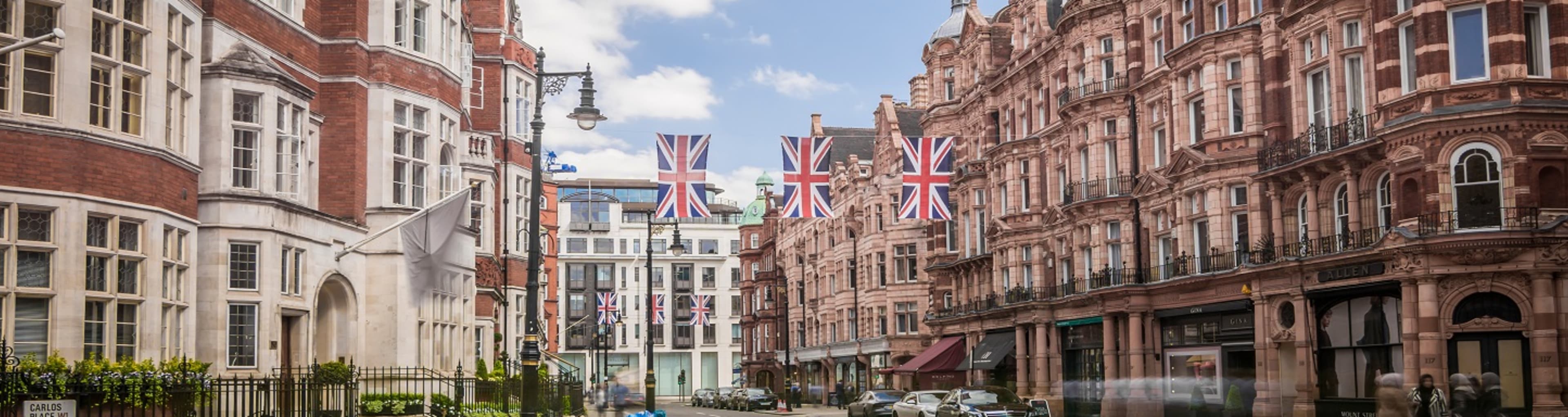 A typical Mayfair Street scene