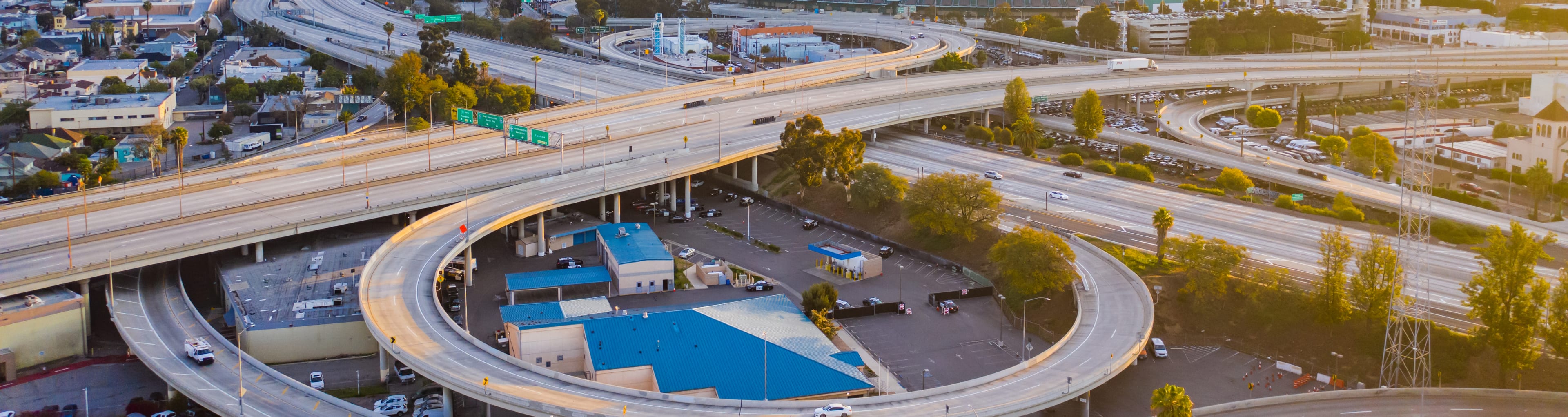 La beauté de Los Angeles sous le ciel bleu