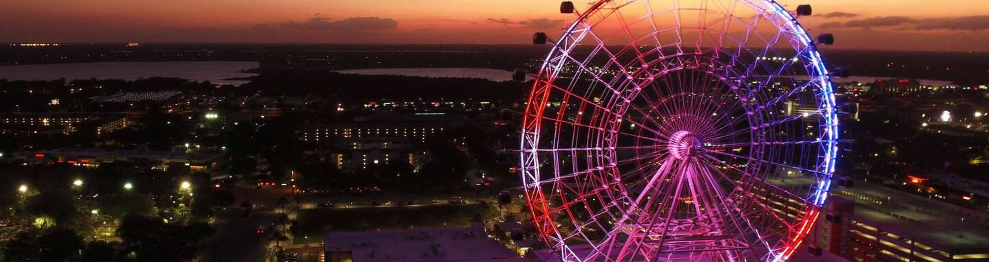 La noria de observación The Wheel, en Icon Park, Orlando