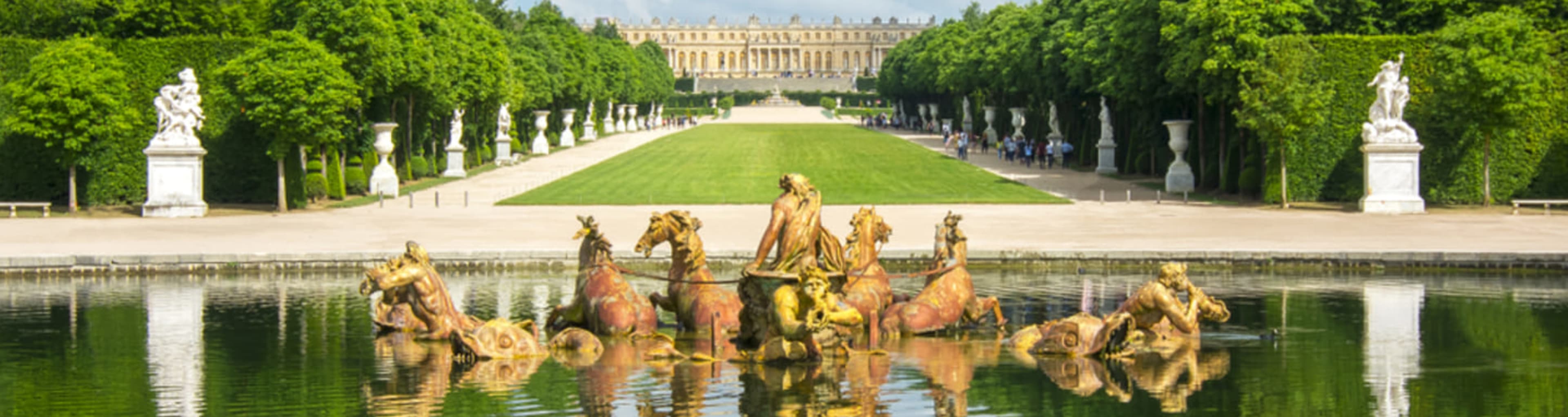 The Apollo fountain at the Palace of Versailles.