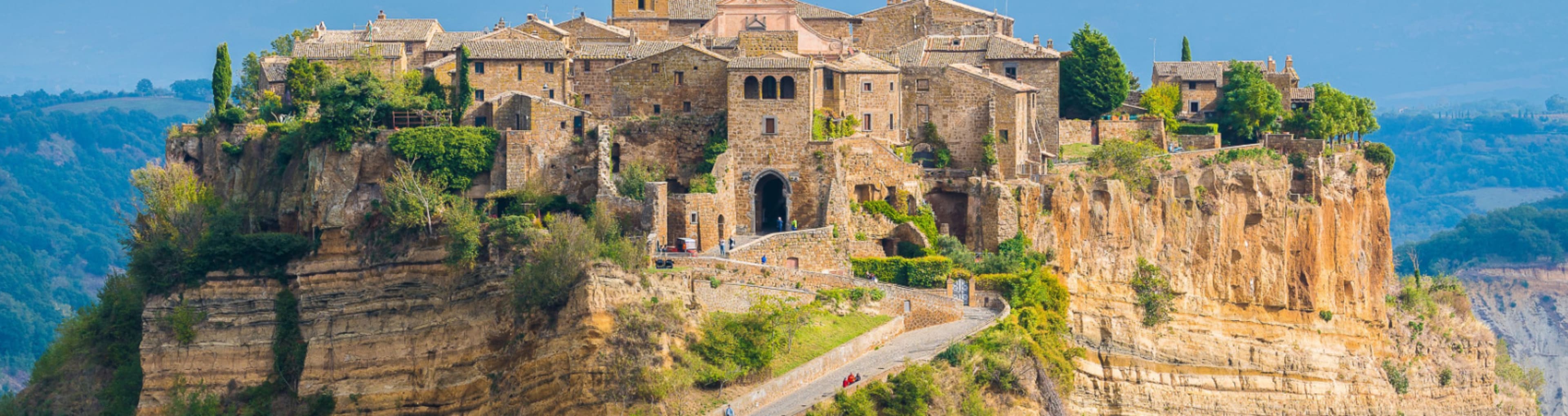 Hilltop town in Rome's seven hills