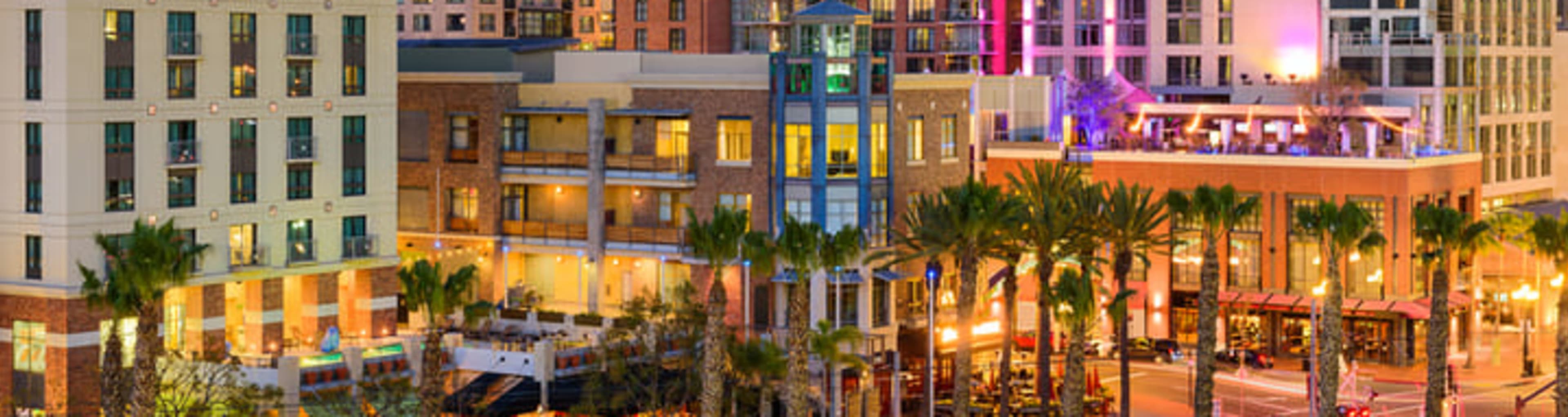 Skyline of the Gaslamp Quarter in San Diego