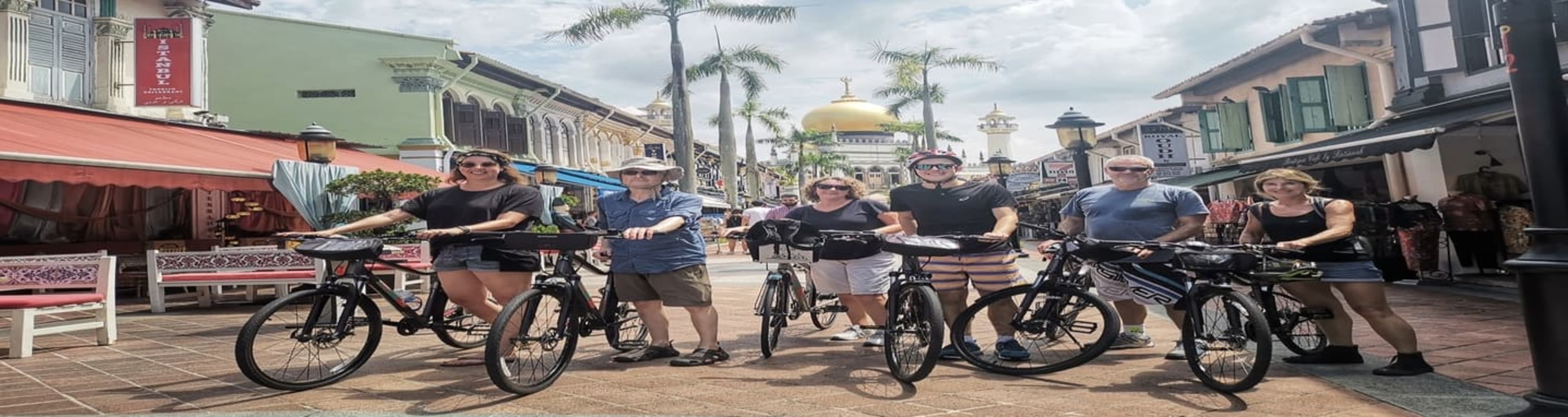 A group cycling in Bedok