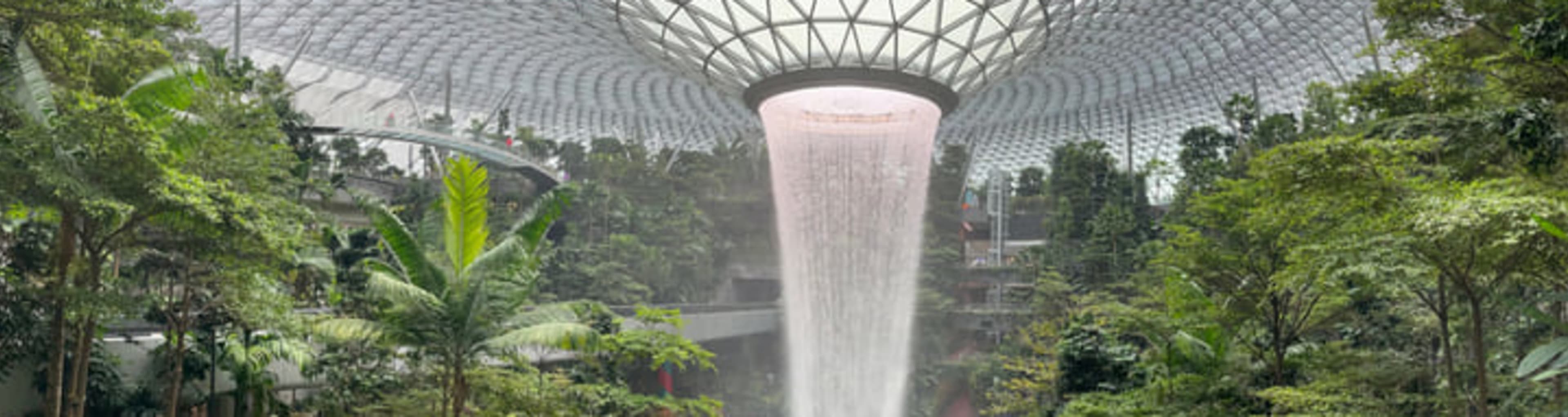 The Rain Vortex at Jewel Changi Airport