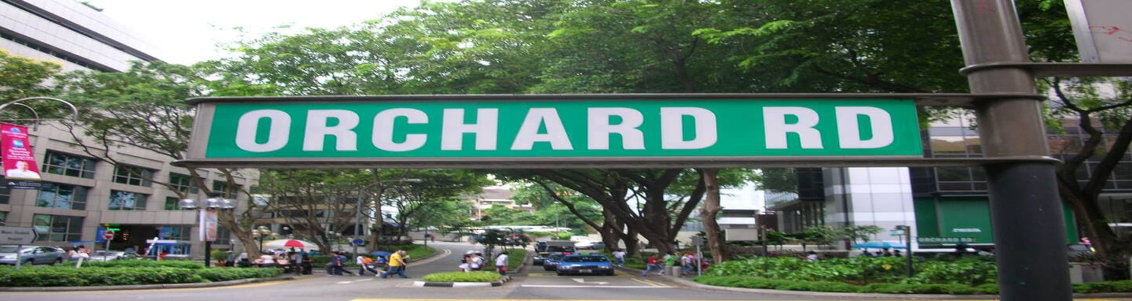 Orchard road Street sign