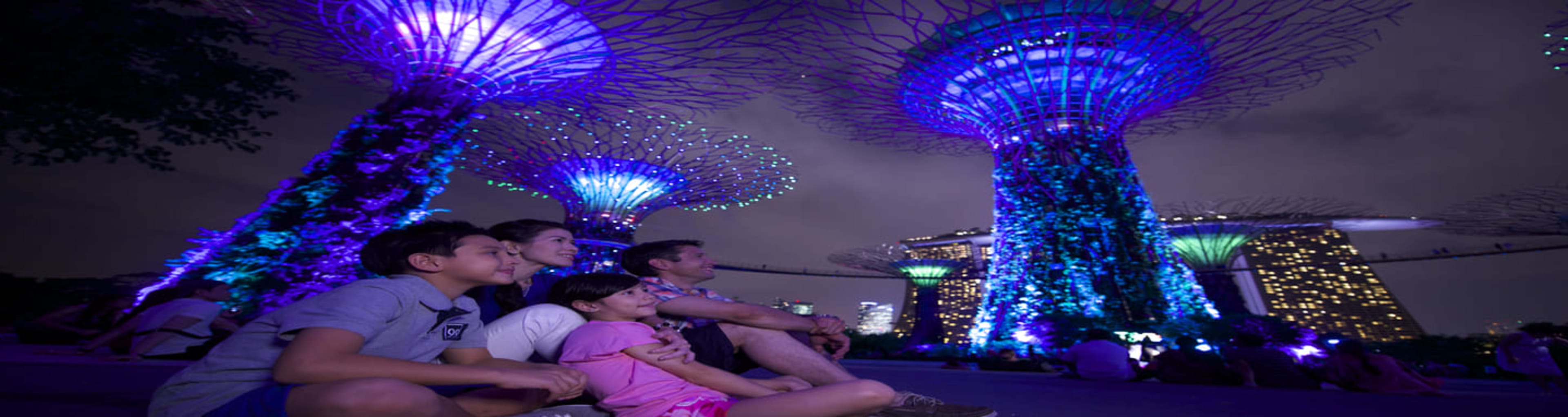 Family at the Gardens of the Bay