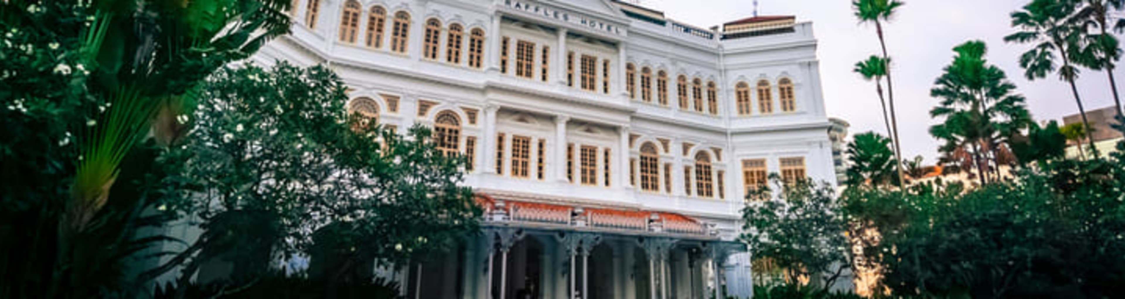 The iconic Raffles Hotel in Singapore.