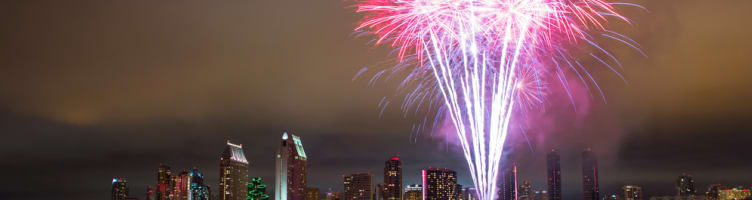 San Diego fireworks