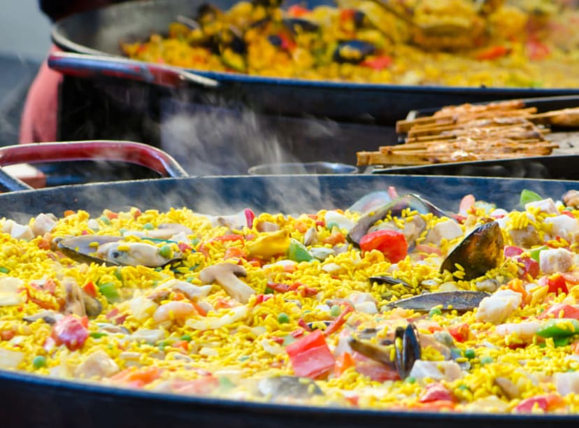 Authentic Catalan paella in Barcelona