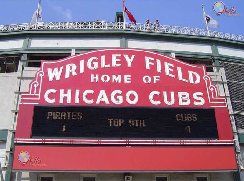 Wrigley Field Stadium in Chicago