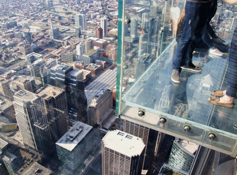 L'impressionnant Skydeck de la Willis Tower