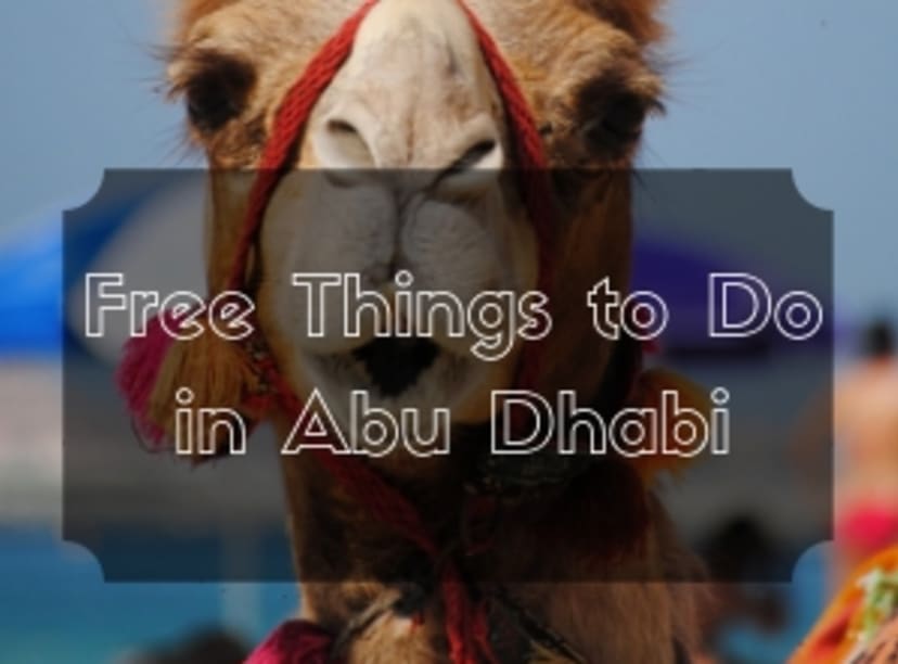 list of free things to do in Abu Dhabi to add to your sightseeing itinerary