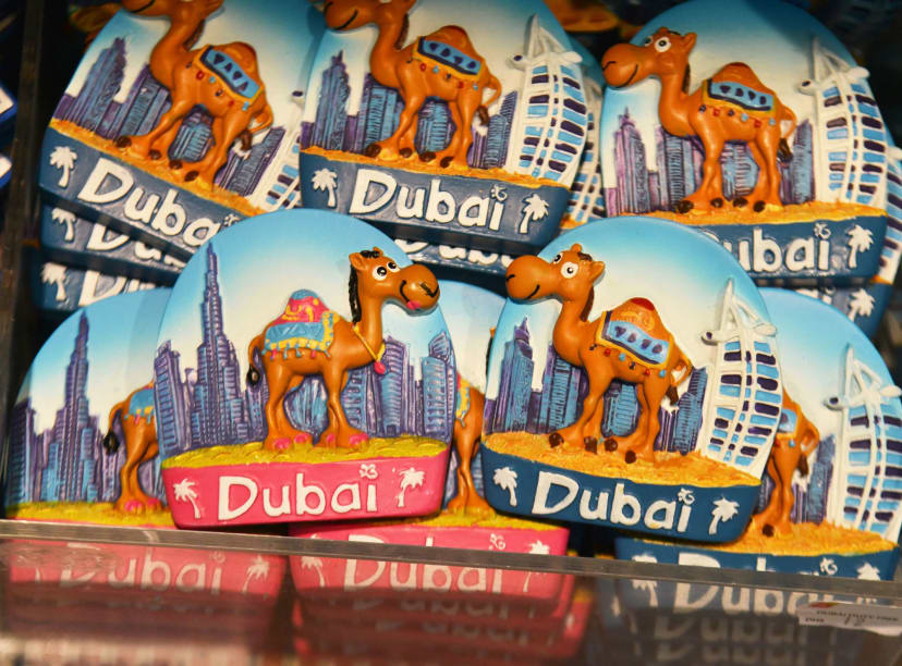 Dubai fridge magnet souvenirs