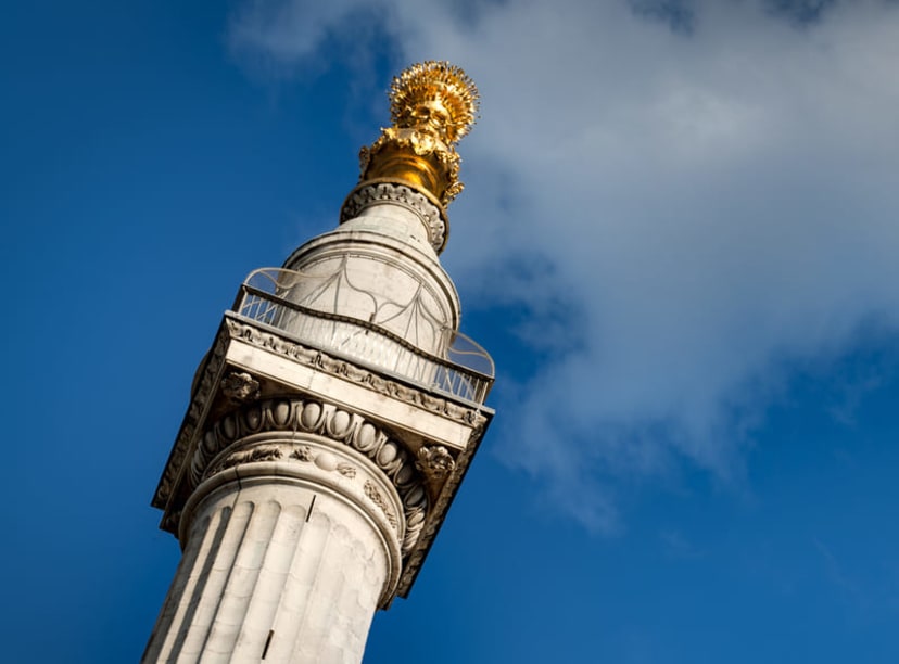 The Monument to the Great Fire of London