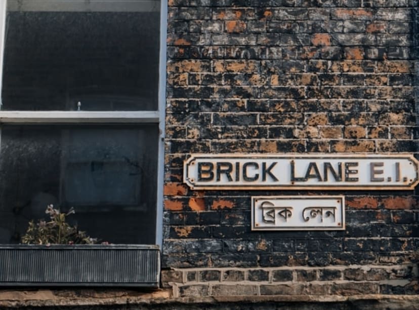 Brick Lane street sign.