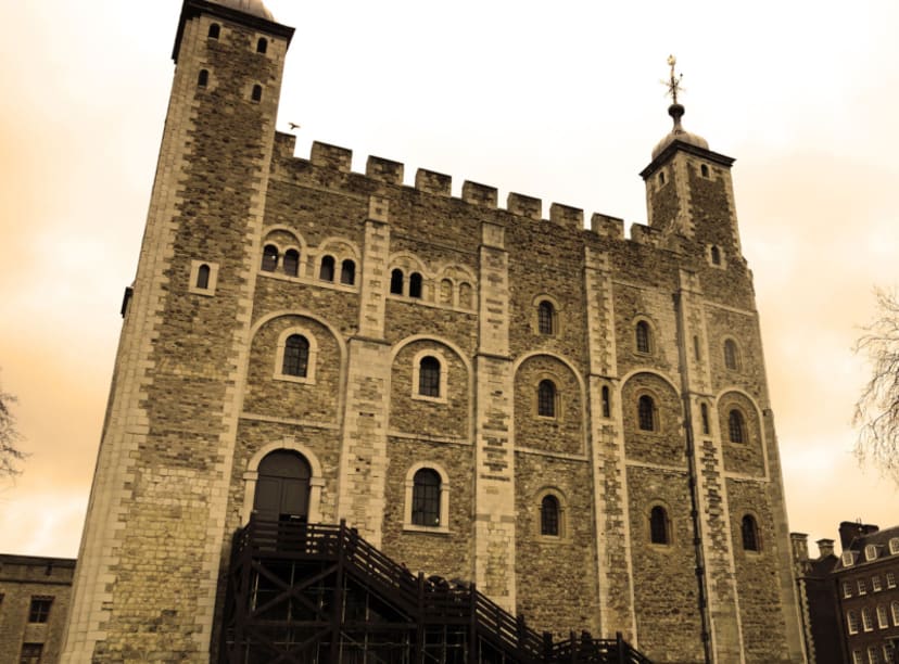 The White Tower in the Tower of London