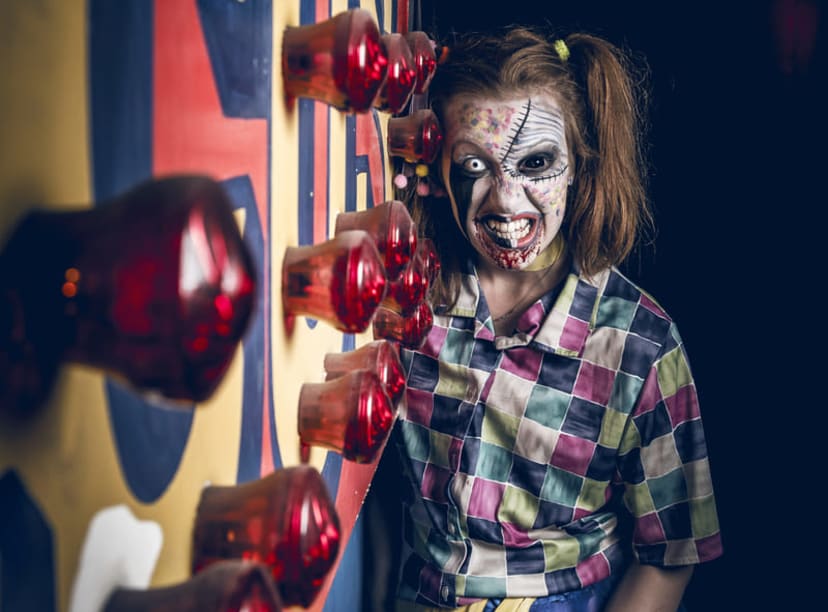 Frightening fairground attendant. Image credit: the London Bridge Experience