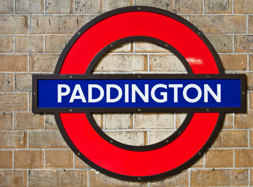 Paddington Underground sign