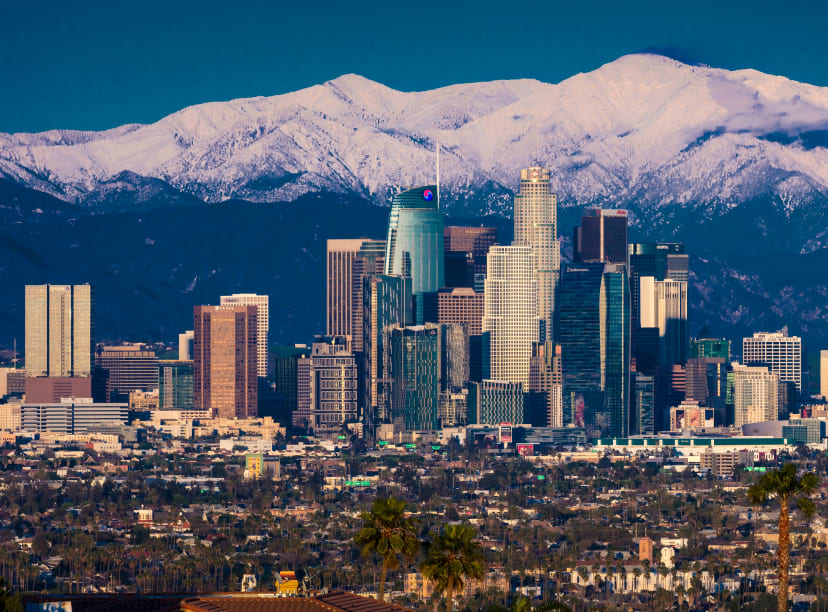 Los Angeles en hiver