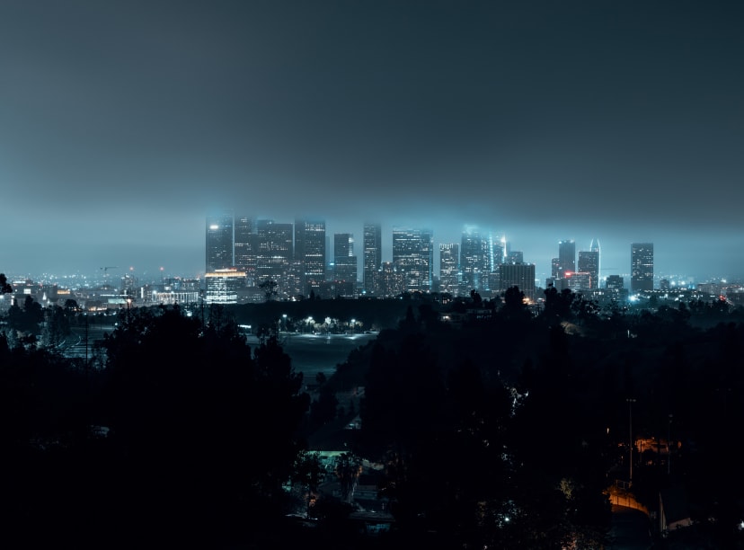 Los Angeles sous la pluie