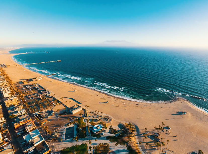 Venice beach et le Pacifique