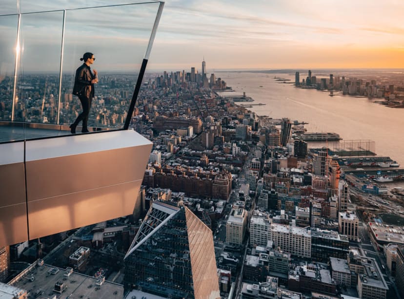 Viewing platform at Edge in New York.