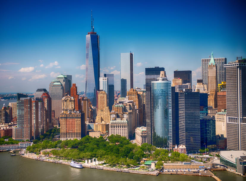 Vue de Battery Park