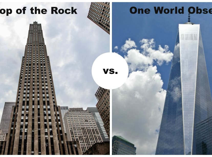 Top of the Rock vs One World Trade Observatory