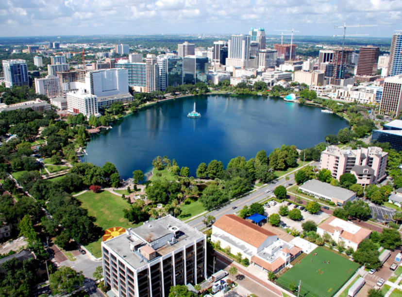 Lago Eola en Downtown Orlando