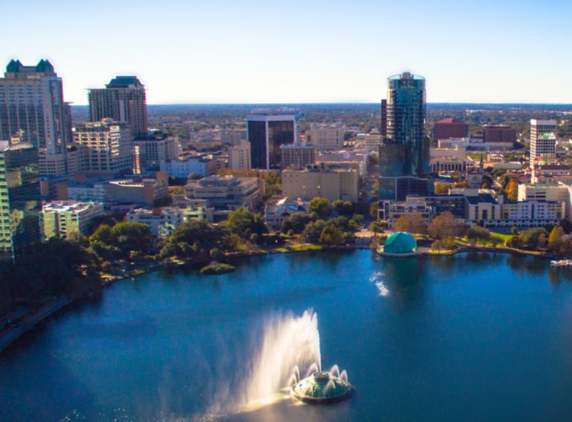 Vista aerea de Orlando